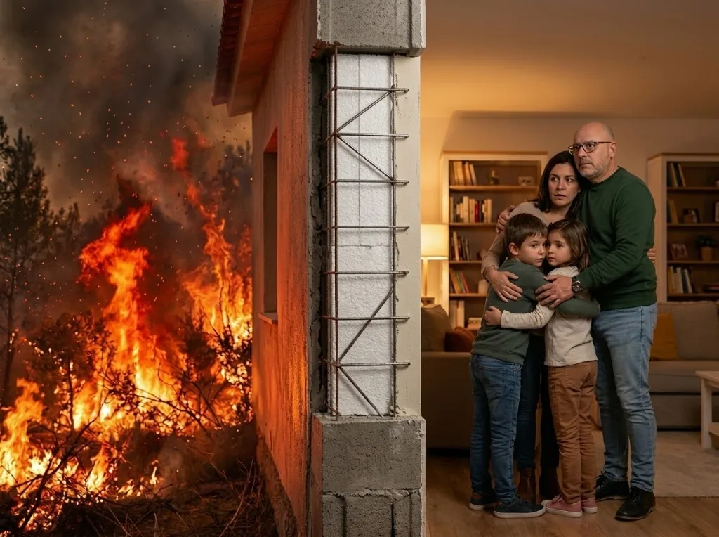 Protección ignífuga y barrera contra el fuego del sistema constructivo Cofamur